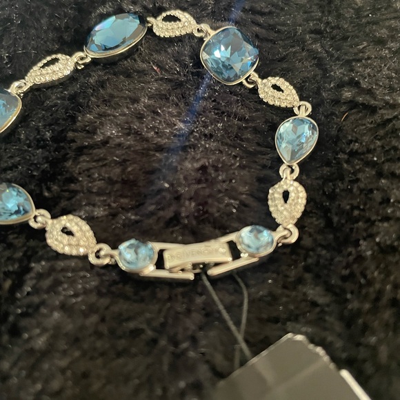 NWT Sapphire and Diamond costume bracelet - Picture 5 of 6